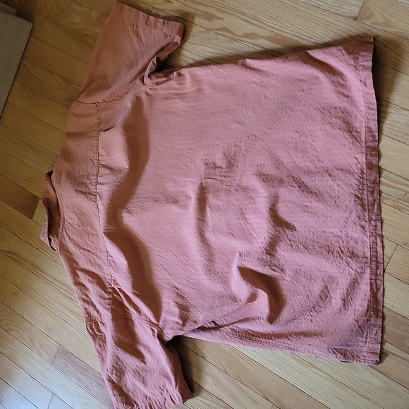 Joseph & Feiss Men’s silk shirt orange, Size L - Picture 4 of 6